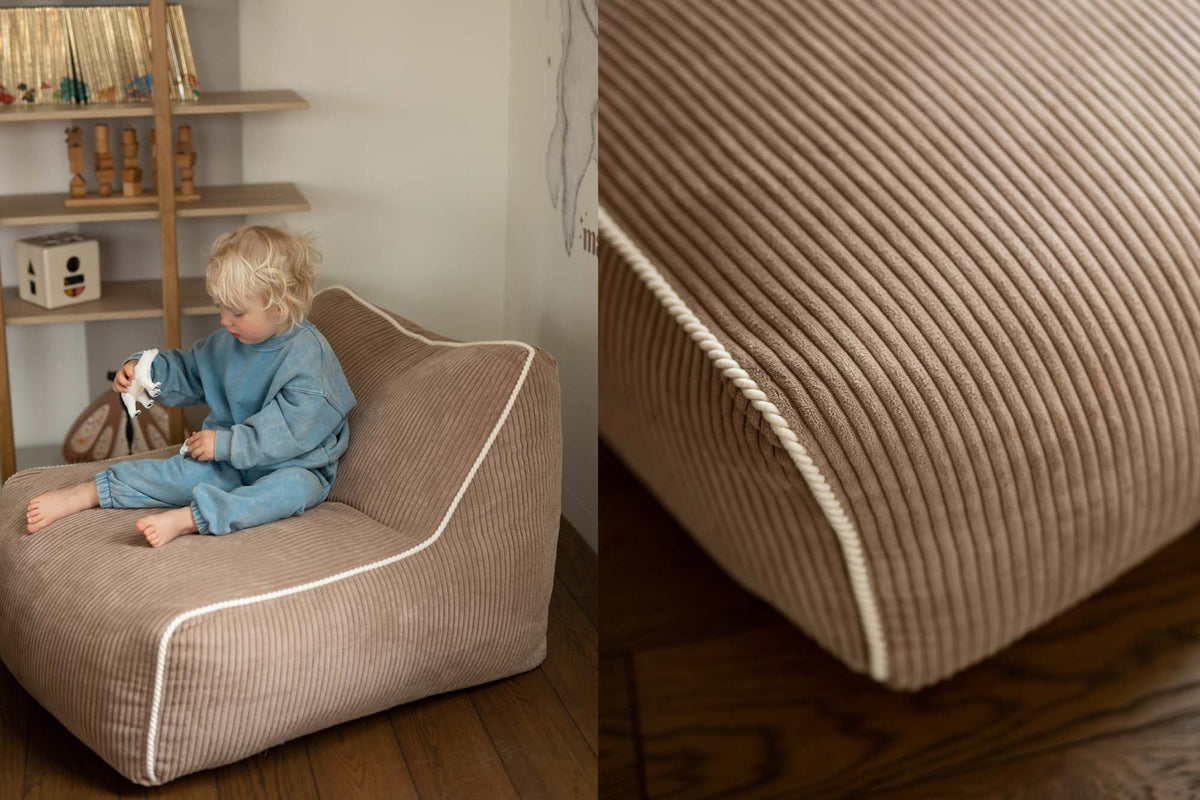 Kumo Chair Corduroy Chocolate