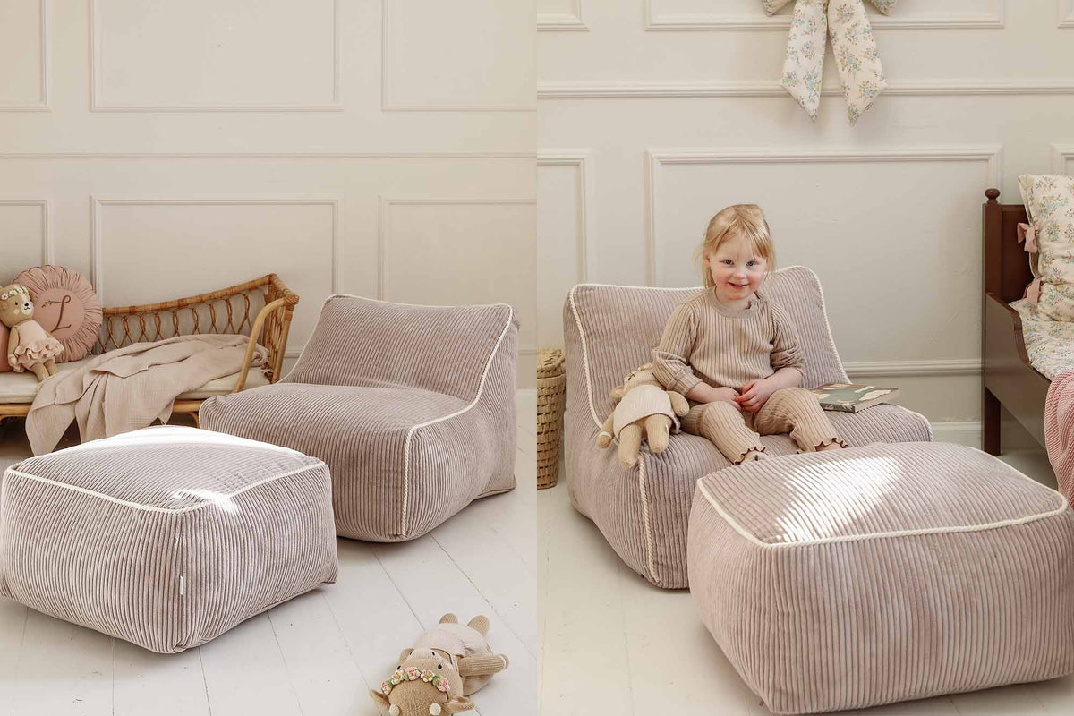 Kumo Ottoman Corduroy