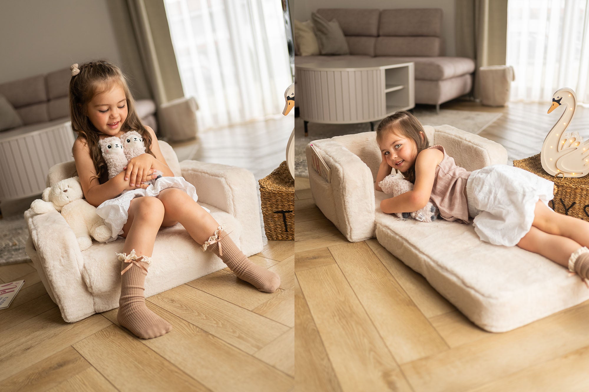 Lumi Chair Bunny Cream